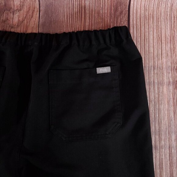 Figs Mens Size Large Black Pisco Basic Scrub Bottom Pants FM4500S PO 1557 - Picture 9 of 14